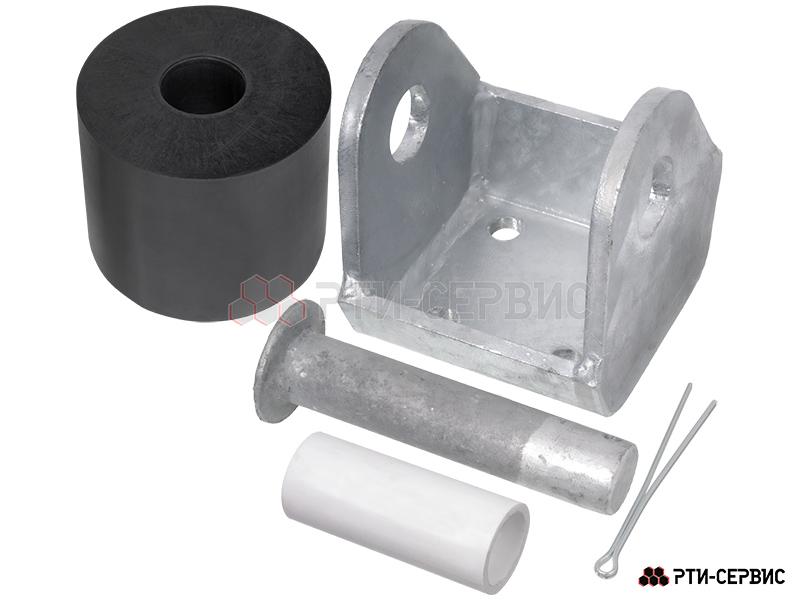 Отбойник резиновый роликовый (1 ролик D100) 120х110х120 мм - фото 1