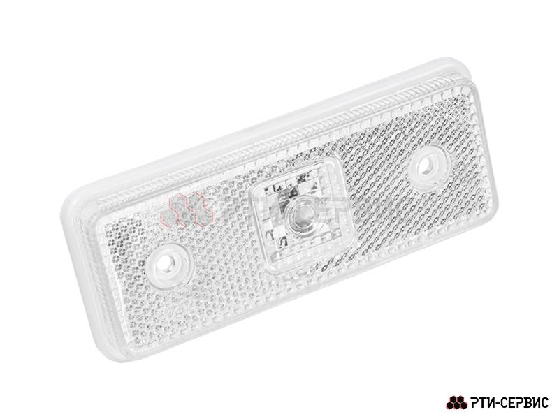 Фонарь габаритный 4-ех диодный LED н\о (белый)  - фото 1