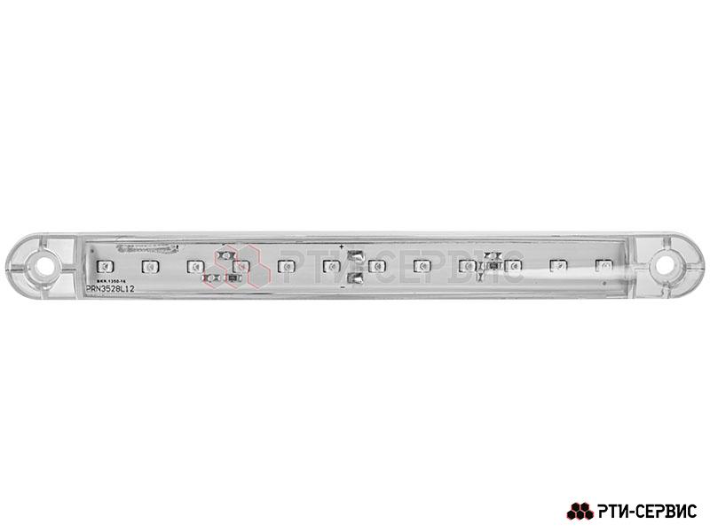 Фонарь габаритный 12-ти диодный LED (белый) 12-24V, L-180 мм - фото 1