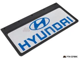 Брызговик 490х250 мм Hyundai (свет.) - фото 1
