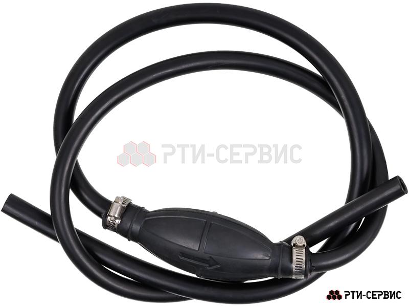 Шланг для перекачки топлива с грушей 1.5 м, Ø 9 мм, 2 хомута - фото 1