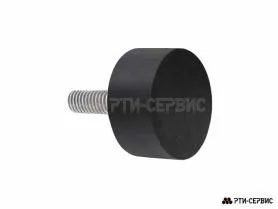 Резинометаллический буфер (аналог K0571.04002055 KIPP) D-40, H-20 с наружной резьбой M8