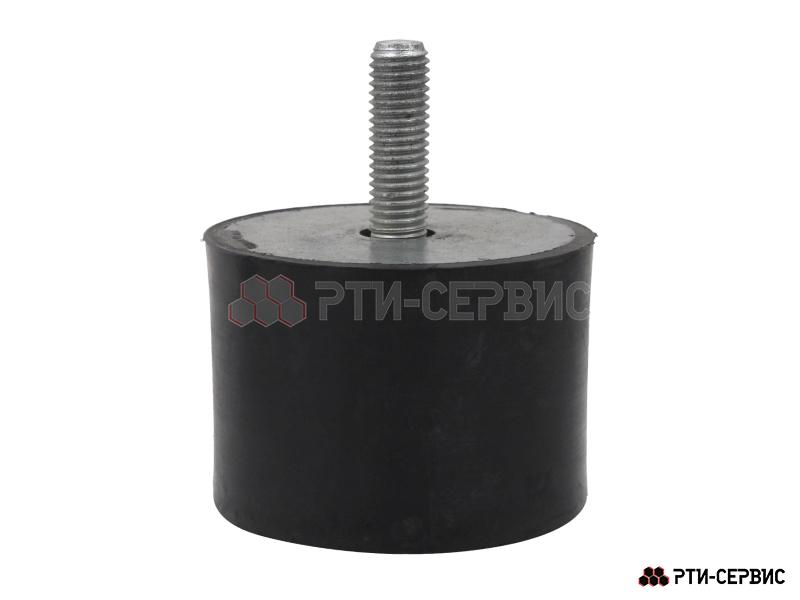Резинометаллический буфер (аналог K0571.07505555 KIPP) D-75, H-55 с наружной резьбой M12 - фото 2